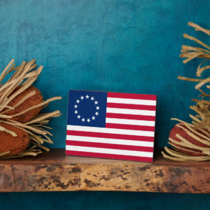 The Circle of Stars, American Flag by Betsy Ross Fotoplatte