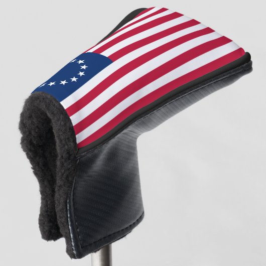 The Circle of Stars, American Flag by Betsy Ross Golf Headcover (3/4 Vorderseite)