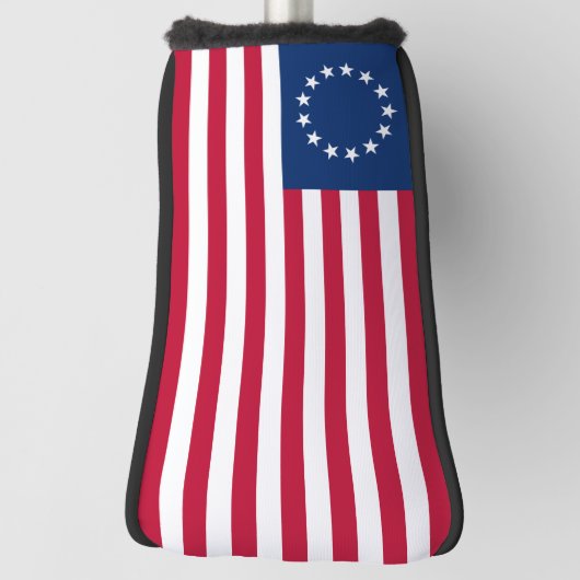 The Circle of Stars, American Flag by Betsy Ross Golf Headcover (Rotieren 90)
