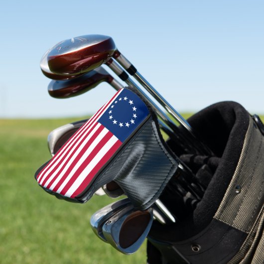 The Circle of Stars, American Flag by Betsy Ross Golf Headcover (In Situ)