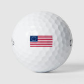 The Circle of Stars, American Flag by Betsy Ross Golfball (Vorderseite)