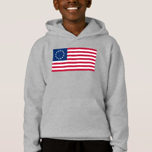 The Circle of Stars, American Flag by Betsy Ross Hoodie