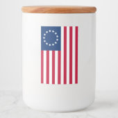 The Circle of Stars, American Flag by Betsy Ross Lebensmitteletikett (Vorderseite)