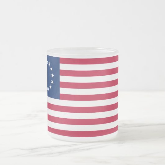 The Circle of Stars, American Flag by Betsy Ross Mattglastasse (Mittel)