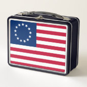 The Circle of Stars, American Flag by Betsy Ross Metall Brotdose (Vorderseite)
