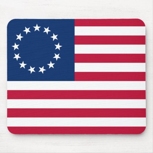 The Circle of Stars, American Flag by Betsy Ross Mousepad (Vorne)