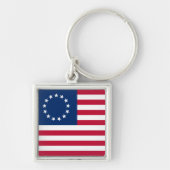 The Circle of Stars, American Flag by Betsy Ross Schlüsselanhänger (Vorne)
