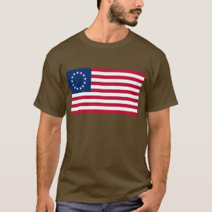 The Circle of Stars, American Flag by Betsy Ross T-Shirt