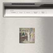 The Circululation Library (Pen, Tinte, w/c und w) Magnet (In Situ (Geschirrspüler))
