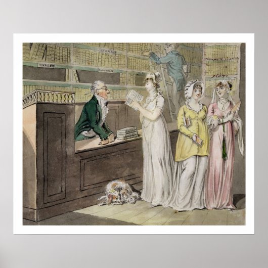 The Circululation Library (Pen, Tinte, w/c und w) Poster (Vorne)