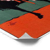 The Circus Girl - auf dem Pferd Poster (Ecke)