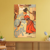 The Circus Girl - Fütternd Elefant und Affe Leinwanddruck (Insitu (Wohnzimmer))