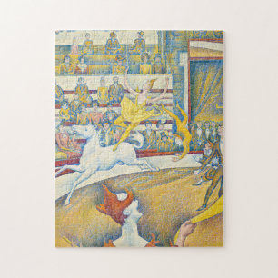 The Circus, Le Cirque, 1891 von Georges Seurat Puzzle