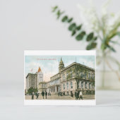 "The City Hall" New York Postkarte (Stehend Vorderseite)