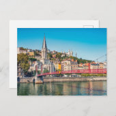 The City of Lyon Postkarte (Vorne/Hinten)