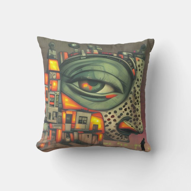 The City Sleeps Kissen (Vorderseite)