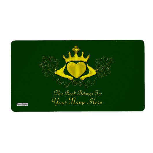 The Claddagh (Buchzeichen) (Gold) (Vorne)
