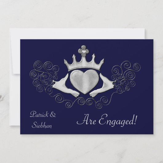 The Claddagh (Silver) Einladung (Vorderseite)