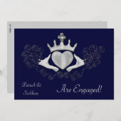 The Claddagh (Silver) Einladung (Vorne/Hinten)