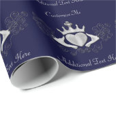 The Claddagh (Silver) Geschenkpapier (Rolleneckpunkt)