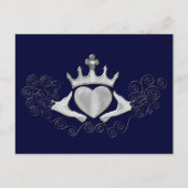 The Claddagh (Silver) Postkarte (Vorderseite)