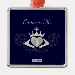 The Claddagh (Silver) Silbernes Ornament