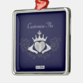 The Claddagh (Silver) Silbernes Ornament (Links)