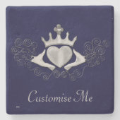 The Claddagh (Silver) Steinuntersetzer (Vorderseite)