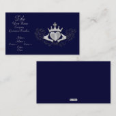 The Claddagh (Silver) Visitenkarte (Vorne/Hinten)