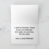 "The Clan" Pinguin zum Geburtstag Karte (Innenseite)