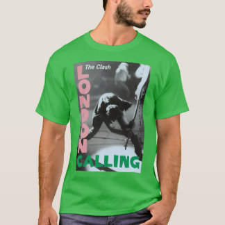 The Clashs London Calling Rock Band lustig T-Shirt