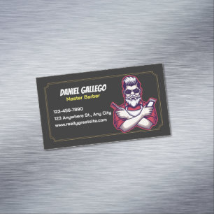 The Classic Cut Barber Magnetische Visitenkarte