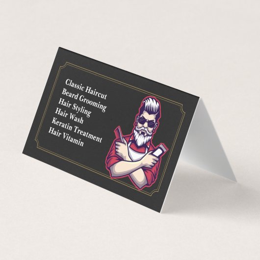 The Classic Cut Barber Visitenkarten (Rückseite)