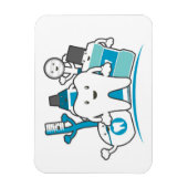 The Clean Teeth Gang Magnet (Vertikal)