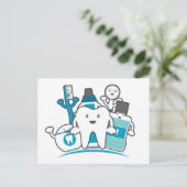 The Clean Teeth Gang Postkarte (Stehend Vorderseite)