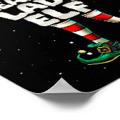 The Cleaning Lady Elf Family Matching Group Christ Poster (Ecke)