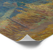 The Cliff at Morning, Ozarks (Öl auf Leinwand) Poster (Ecke)