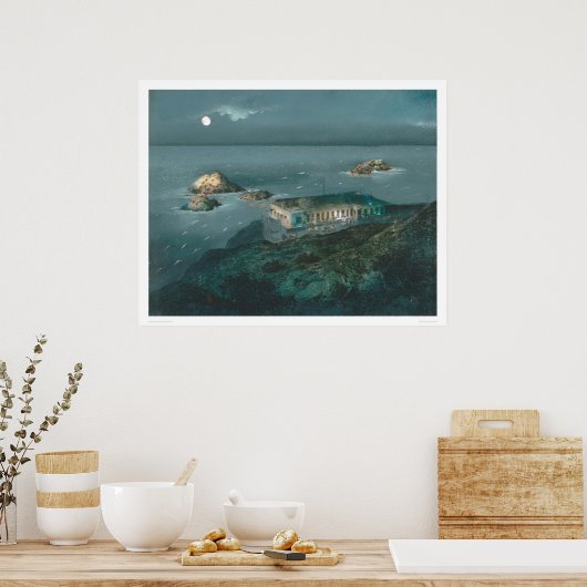 The Cliff House and Siegel Rocks (1157) Poster (Küche)