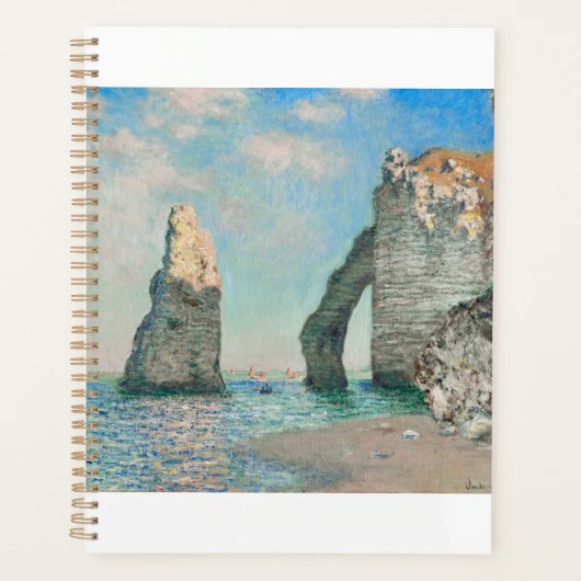 The Cliffs at Etretat 1885 by Claude Monet Planer (Vorderseite)