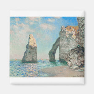 The Cliffs at Etretat 1885 von Claude Monet Magnet