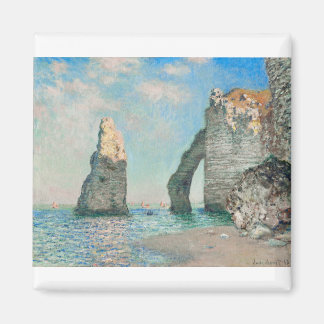 The Cliffs at Etretat 1885 von Claude Monet Magnet