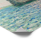 The Cliffs at Etretat 1885 von Claude Monet Poster (Ecke)