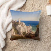 The Cliffs of the Island of Mon by Louis Gurlitt Kissen (Decke)