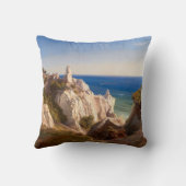 The Cliffs of the Island of Mon by Louis Gurlitt Kissen (Rückseite)