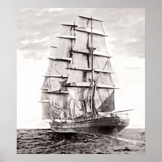 The Clipper "Cutty Sark" 1869 Poster (Vorne)