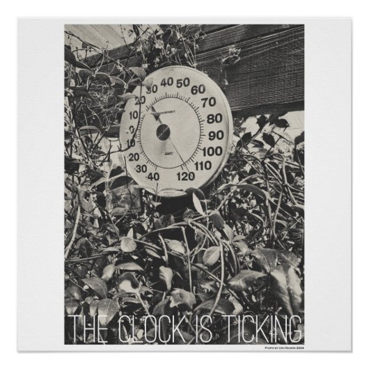 The clock is ticking. poster (Vorderseite)