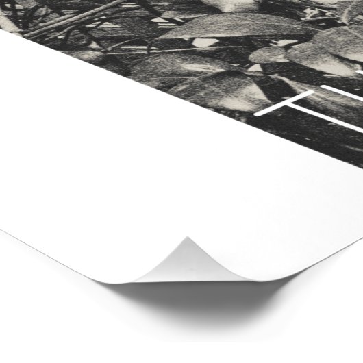 The clock is ticking. poster (Ecke)