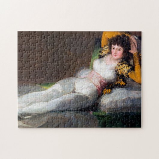 The Clothed Maja, Francisco Goya, 1798-1803 Puzzle (Horizontal)