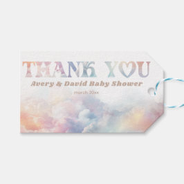 The Cloud Nine Rainbow Flussuchte Cloud Baby Showe Geschenkanhänger