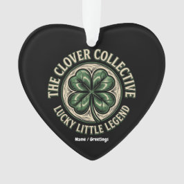 The Clover Collective Vintage Lucky Little Legend  Ornament